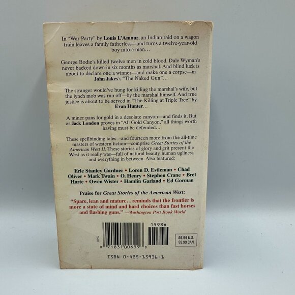 Great Stories Of The American West II Edited Martin H. Greenberg 1997 Paperback - Picture 2 of 6